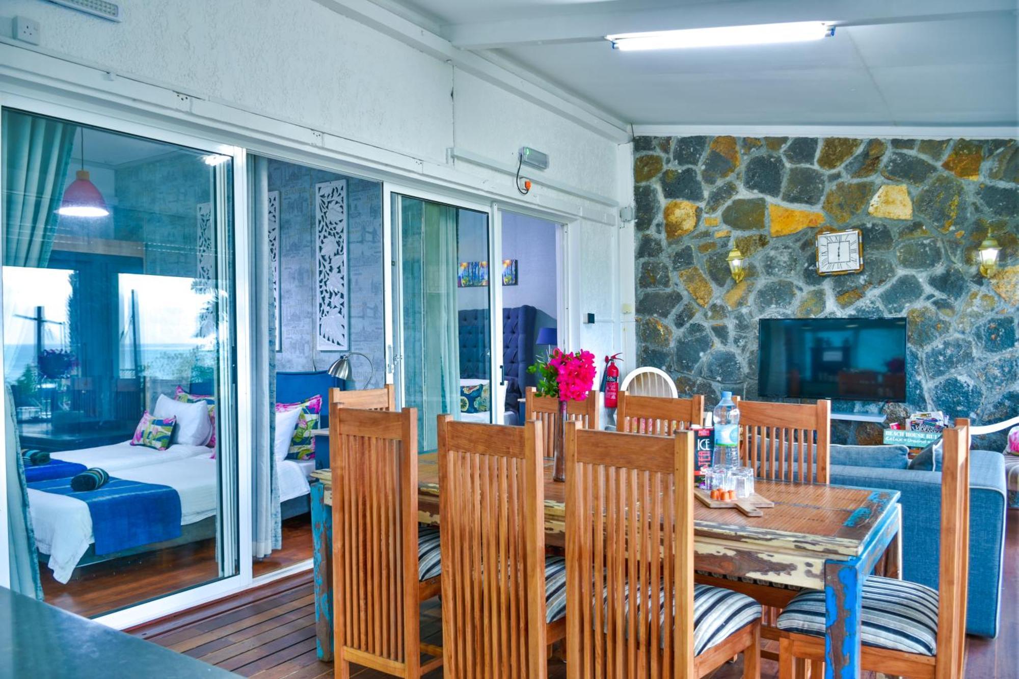 Boutique Villa On The Rocks With Stunning Sea Views, Infinity Pool & Private Sea Trou d'Eau Douce Bagian luar foto
